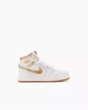 Nike Jordan 1 Retro High OG PS Preschool Metallic Gold FD2597-107 11C