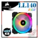 [ PC PARTY ] 海盜船 Corsair LL140 RGB LED 14公分風扇 單風扇CO-9050073-WW