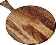 Peer Sorensen Serving Board Round Paddle Serving Board, Brown, 74544