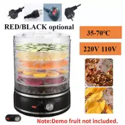 LCD 5 Trays Food Dehydrator Fruit Dehydrator Dryer Home 350W 35-70℃ Jerky Maker