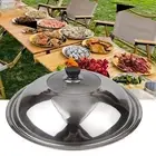 40CM Replacement Casserole Tempered Glass Saucepan Wok Frying-Lid Fit Pans