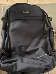 Asenlin 40L Rolling Backpack for Travel dark blue
