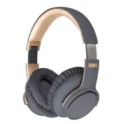 B8 bluetooth 5.0 Wireless Over-ear Headphone Smart Touch Stereo Hifi Noise Reduction Earphone Support TF Card GREY GOLD COLOR