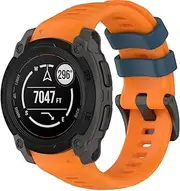 Gransho compatible with Garmin Instinct E 40mm Watch Band, Premium Soft Silicone Replacement Wristbands with Secure Clasp NO250516