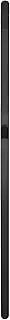 EZY FIT Heated Towel Rail - Single Vertical Flat Tube - 2 Hooks - (H1500mm) - Matte Black