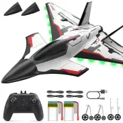 DEERC Future RC Plane 4 Channel Remote Control Jet Hobby Airplane with LED Li...
