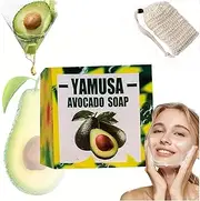 Yamusa Avocado Soap,Yamusa Avocado Soap for Skin Tag,Avocado Nourishing Soap,Handmade Avocado Soap,Avocado Cleansing Soap,Yamusa Pear Soap,Avocado Oil Cleansing Soap,Avocado Nourishing Bar (1)