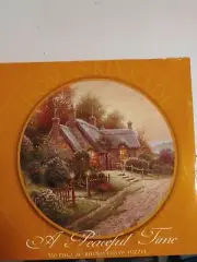 Thomas Kinkade A Peaceful Time Jigsaw Puzzle 750 Pieces Cottage Painting SEALED
