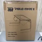 Table Mate II Portable Adjustable Folding Lap Table Gray Snack Laptop Tray NIB