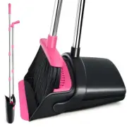 Broom and Dustpan Set, Long Handle Lightweight Dustpans with Broom Combo for ...