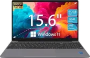 Laptop Computer 15.6'' HD Display, Intel UHD Graphics Intel Celeron N5095 4-Core