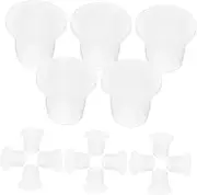 Garneck 100PCS Reusable Nail Polish Bottle Stoppers Inner Seals for Glass Bottles Leakproof Mini Plugs for Extended Use for Stylish Organization and Durability