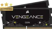 Corsair Vengeance 32GB (2x16GB) DDR4 3200MHz C22 SODIMM Laptop Memory Black