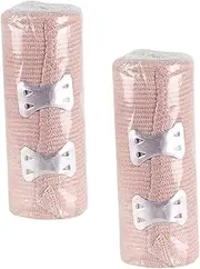 Happyyami 2pcs Hand and Foot Protection Strap Ace with Seal Hemostatic Spray Holder Injury Tape Compression for Legs Calf Compression Sleeve Large for Wounds Bandage Tape Grip Care Polyester