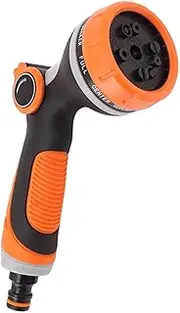 Garden Hose Nozzle Sprayer, Adjustable Hose Spray Gun High Pressure Spray, Heavy Duty Handheld Water Hose Nozzle for All Garden Tasks