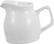 HEALEEP Ceramic Coffee Frothing Cup Professional Frothing Pitcher for Coffee Sauces and Desserts for Home and Use