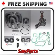 Fits STIHL TS350, TS360, s10, 08s CYLINDER,PISTON CRANK BEARING,GASKET KIT 47mm