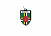 keychain key chain ring flag national souvenir shield dominica