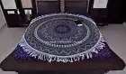 Elephant Mandala Hippie Round Tassel Lace Tapestry Indian Wall Hanging Mat Throw