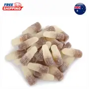 Sour Cola Bottles 1kg Gummi Gummy Lollies Lolly - Free Shipping Candy AUS NEW -|