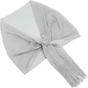 [CATIEBYE] Soft Texture Shawl Scarf Metallic Thread Wrap for Wedding Parties Formal Events Women's Evening Dress