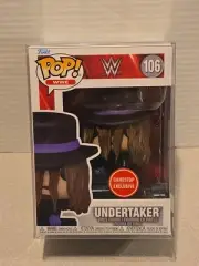 Funko Pop WWE UNDERTAKER with Coffin #106 GameStop Exclusive NIB + PROTECTOR