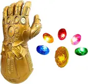 Up Infinity Gauntlet The Thanos Gloves with Removable Magnet Infinity Stones