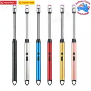 Plasma ARC Flameless USB Lighter BBQ Windproof Kitchen Candle Rechargeable AU
