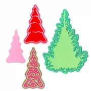 Sizzix Thinlits Die Set 7PK - Fairy Set Background Trees by Jorli Perine 662847
