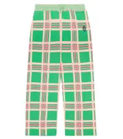 [The Animals Observatory] The Animals Observatory Robin checked cotton pants Y 2 multicoloured
