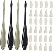 TEHAUX 1 Set Art Blending Stumps Sponges for Sketching Durable Rubbing Sponge Brush for Drawing Shading for Artists Students Grey Pointed Tips