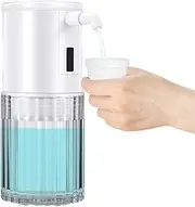 Glass Mouthwash Dispenser - ABS Sensor Mouthwash Containers | Refillable Mouthwash Dispenser, Adjustable Glass Mouthwash Container, Mouthwash Pump Bottle for Bathroom and Kitchen
