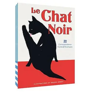 美國 CHRONICLE Le Chat Noir 黑貓卡片組