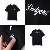 在飛比找蝦皮購物優惠-New Er Logo LA DODGERS 黑色 T 恤,