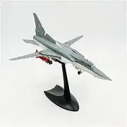 Pre-Build Replica 1:144 for Scale TU-22 TU-22M3 Variable Swept Wing Bomber Diecast Metal Plane Model Toy for Collection Gift Toy Airplane