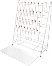 Ciieeo Test Tube Drying Rack Slot Laboratory Beaker Holder Compact Space Saving Design with Slip Base Easy to Clean Draining Rack for Efficient Bottle Drying