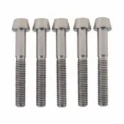 Set of 2 Titanium M6X35mm DIN 912 Socket Allen Hex Metric Bolt for Headset