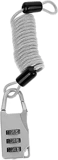 SWOOMEY 1 Set Adjustable Cord Lock for Luggage Durable Spring Wire Cable Lock for Travel Backpack and Suitcases Lightweight Portable Design for Easy Use and Enhanced Security