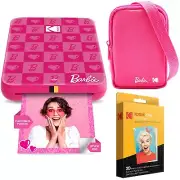 Kodak x Barbie Step Slim Instant Photo Printer, 2x3" Portable Printer - Bundle