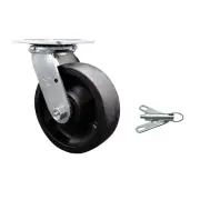 6 Inch SS Glass Filled Nylon Swivel Caster with Ball Bearing and Swivel Lock SCC