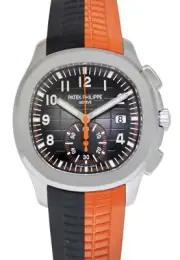 NEW Patek Philippe 5968 Aquanaut Chronograph Steel & Rubber Watch B/P 5968A-001