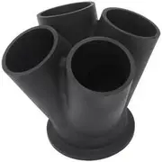 Aeroflow 4 Into 1 Turbo Merge Collectorv-Band GT30 No Wastegate 48mm Aeroflow - AF8300-2001