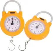 LIFKOME Retro Style Portable Fishing Scale Handheld Spring Weighing Machine for Kitchen Travel with Built-in Hook Small Durable