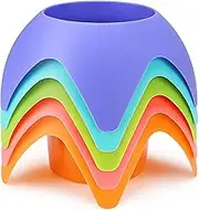 Beach Vacation Essentials Accessories - Beach Sand Coasters Drink Cup Holders, Beach Trip Must Haves for Women Adults Family Friends(Multicolor, 5 Pack)