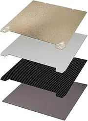 PEI PET Build Plate 3D Print Bed Textured PEI Surface + Smooth PET Surface Magnetic Spring Steel Flexible Platform Compatible with Ender-3 S1/ Ender-3 S1 Pro/End-5 S1/K1 3D Printers - 235*235MM with