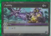 1 x Bakugan Age of Aurelus Futility Flip Card - 56 CO AA HEX New