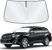 Windshield Sun Shade for 2020-2024 Subaru Outback Sunshade Accessories 240T Upgrade Foldable Sunshade Custom Windshield Sun Visor Blocks UV Rays
