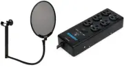 Stedman Corporation Proscreen XL Pop Filter + Furman SS-6B Value Bundle