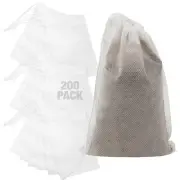 [200 pack] No Mess French Press Brew Bag to Save Time Cleaning - Disposable