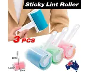 3X Sticky Pet Hair Dust Cleaning Washable Brush Lint Roller Dog Clothes Remover